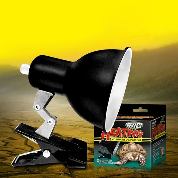 Éclairage Reptile Habitat Lampe UVA UVB réglable Support de lumière chauffante avec pince pour réservoir de tortues de poissons Tortues Lézards Terrarium