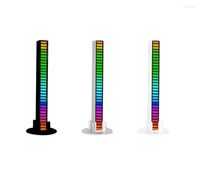 Éclairage RVB Contrôle sonore LED Pick-up Light Voice Activé des lumières rythmiques Couleur Color Bar de musique