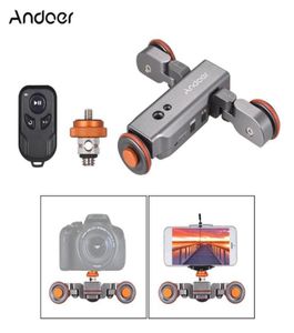 Verlichting Studio Accessoires Andoer L4 PRO Camera Video Dolly Schaal Elektrische Track Slider Afstandsbediening Batterij 3 Skater For217y2316924