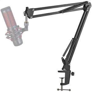 Lighting Studio Accessories Hyperx Quadcast Mic Stand Professional Adjustable Scissor Microphone Boom Arm Compatible with Hyperx Quadcast S Microphones 231109