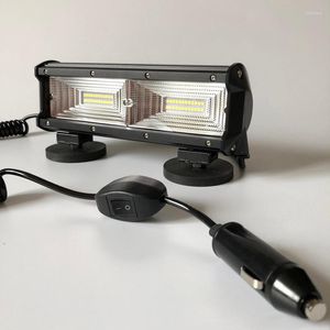 Verlichtingssysteem 144W COB LED Flood Driving Car Light Magnetic Base Offroad Bar 4WD FOG 4x4 Koplamp zoeken Rescue Visserijkamp