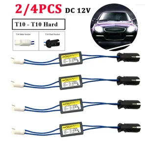 Verlichtingssysteem 2/4 Stuks T10 12V Canbus Decoder Kabel Universele Led Waarschuwing Canceller 501 T 10 W5W 192 168 Autolichten Fout Belastingsweerstand