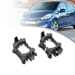 Verlichtingssysteem 2 Stuks H7 Led Koplamp Socket Lamp Cap Mount Ring Koplamp Base Adapter Houder Voor Peugeot 208 508 3008 5008 I MK1 12-16