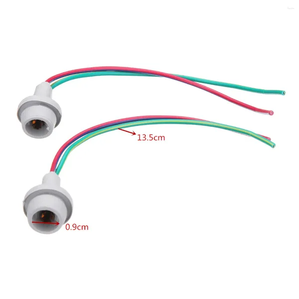 Sistema de iluminación 2x T10 W5W automóvil pequeño LED bombilla enchufe cuña adaptador duro conector conector lámpara de coche adaptadores base