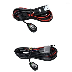 Verlichtingssysteem Auto Werk Lichtschakelaar Motorfiets Kabelboom Voor Boot Vrachtwagen 16AWG 300W 12V 40A Kabel relais Draad