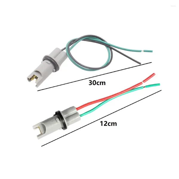 Sistema de iluminación KE li Mi Mi 2x LED LED BOLB SOPORTE Base Base T10 T15 W5W 194 168 Conector de enchufe del adaptador de cable de alta temperatura