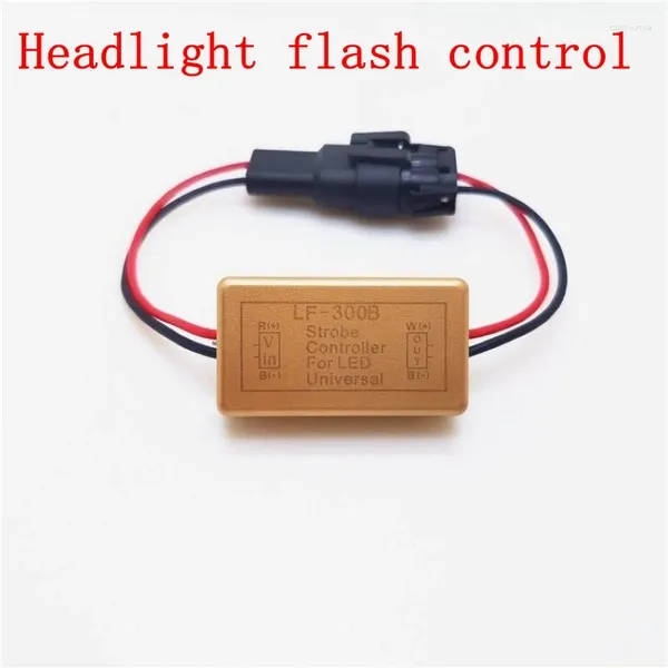 Sistema de iluminación LED faro controlador de faro flash estroboscópico para módulo de lámpara de freno universal 12V-24V todo el coche