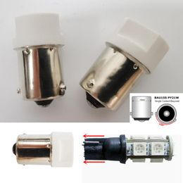 Sistema de iluminación Otro 1 unids T10 W5W 168194 a 1156 BAU15S PY21W Lámpara de luz LED Base de bombilla Adaptador convertidor Transformador Socket Contacto único