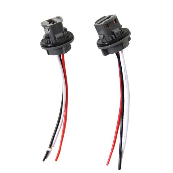 Système d'éclairage Autre 2 pièces T20 7443 porte-ampoule de voiture lampe 12V adaptateur de prise LED connecteur de lumière latérale fil de cuivre résistant à la chaleur élevéeAutre