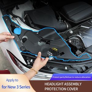 Verlichtingssysteem Andere voor 3 -serie G20 G28 320i 330E Auto Auto Koplamp Beschermende afdekmotor Compartiment Fender Guard Plate Accessor