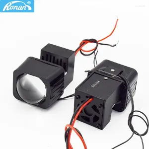 Système d'éclairage Ronan 1,5 pouces 12V Matrix Bi-LED lentille de projecteur de faisceau bas et haut 41W 600LUX pour la mise à niveau des phares de voiture de moto