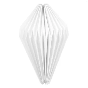 Système d'éclairage Abat-jour Lampe en papier Couverture d'abat-jour Pendentif Origami Suspendu Plafond plissé géométrique Abat-jour décoratif Lampes lanternes