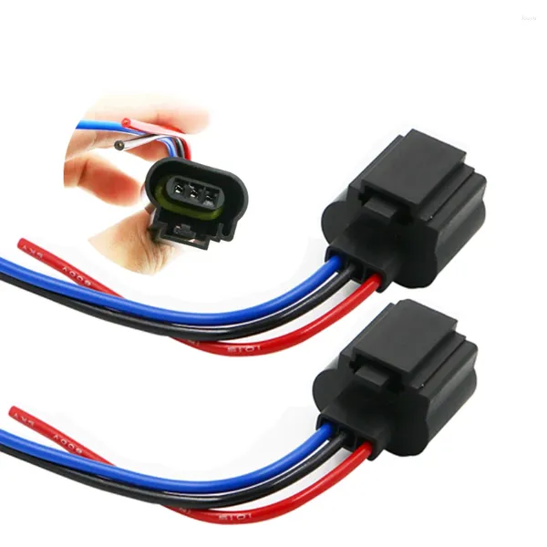 Système d'éclairage YSY 50pcs 9008 H13 adaptateur de douille support d'ampoule connecteur de voiture faisceau de câbles femelle
