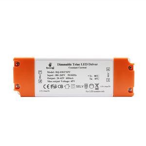 Transformateurs d'éclairage AC180V-265V à DC24V-42V Tension constante 25W Super Slim LED Driver LED Alimentations 600ma Transformateur d'éclairage pour éclairage LED