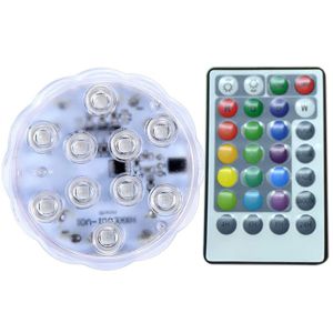 Éclairage 12 LED TIMING Aquarium Light Low Bruit Couleur ronde Changer de décoration Éclairage