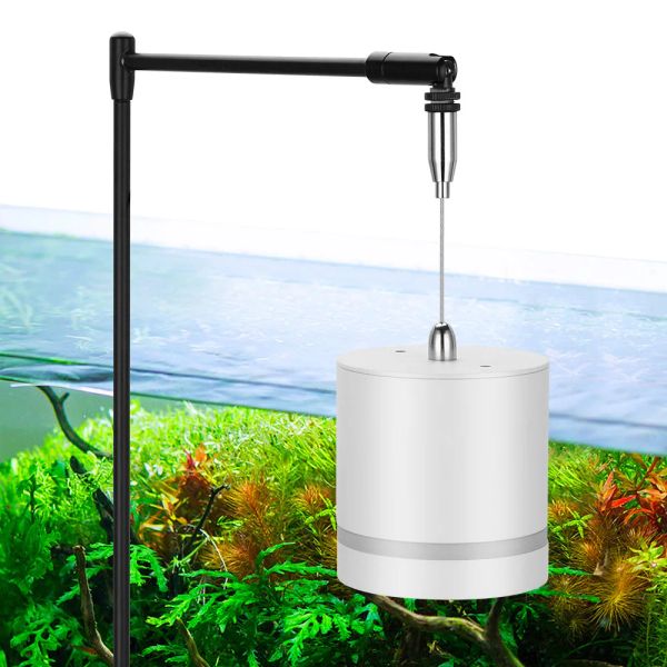 Iluminaciones 220V Lámpara de acuario Downlight Fish Tank LED Luz acuática Iluminación de paisaje Lámpara de cuerda Lámpara de soporte de cuentas de alto brillo