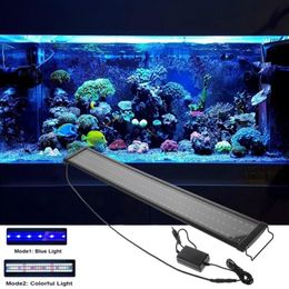 Iluminación 30120 cm Aquario LED Light Multicolor Spectrum Full Fish Tank Tank Leging Landscaping Lámpara de iluminación Grow Lámpara de iluminación Eu