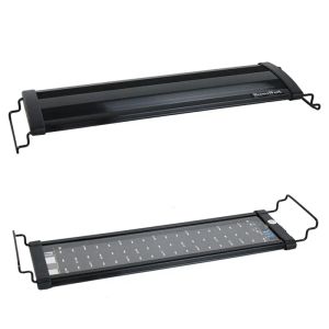 Éclairages 3092 cm 100240 V LED pour aquarium éclairage lampe de réservoir de poisson avec supports extensibles LED blanches et bleues adaptées pour aquarium