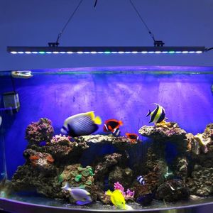 Iluminaciones 85 cm Luz de acuario a prueba de agua Arrecife de coral marino Lámpara de tira LED Nicrew Decoración de tanque de peces Iluminación Iluminación de barra de crecimiento de plantas acuáticas