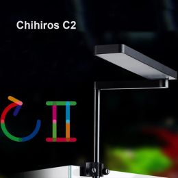 Verlichting Chihiros C2 C II Plant Grow Clip op Aquarium Fish Tank LED-licht Bluetooth Zonsopgang Zonsonderganglamp