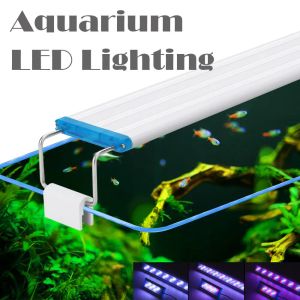Éclairages pêche lumière LED lampe poisson aquarium éclairage réservoir aquatique accessoires de plantes décoration fishbowl fournitures akvarium bidon