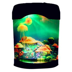 Éclairages LED couleur changeante méduse réservoir veilleuse lampe de table aquarium lampe d'ambiance électrique pour enfants enfants cadeau maison chambre décor