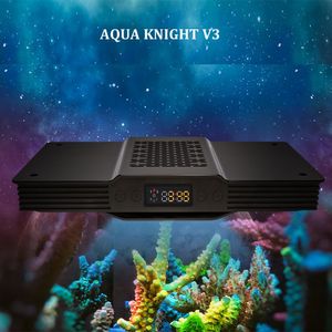 Éclairages NewAqua Knight V3 lumière LED pour aquarium 60 W programme récif de corail marin éclairage de croissance eau de mer lever du soleil coucher de soleil lumière ue/US