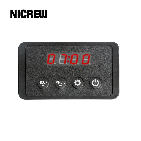 Éclairages NICREW Aquarium LED Light Dimmer Controller Sunrise Sunset Modulateur pour Fish Tank Lampe LED Système de gradation de synchronisation intelligent