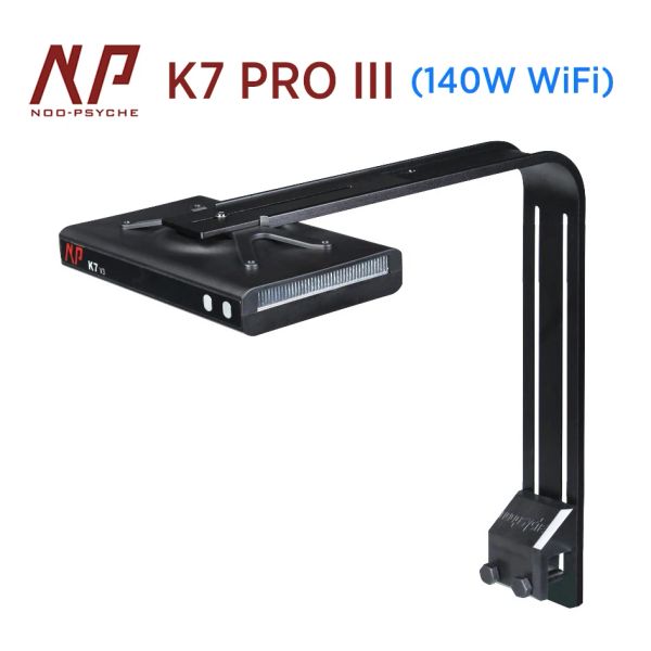 Éclairages Noopsyche NP K7 Pro V3 III 140 W App WiFi spectre complet lumière LED d'aquarium d'eau salée pour récif de corail SPS/LPS