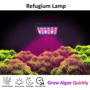 Verlichting PopBloom Led Aquarium Grow Light Planten Aquarium Led-verlichting Refugium Lamp Led-verlichting voor zeewierfilter / toevluchtsoord S16