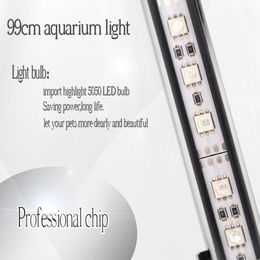 Illuminazione Acquario subacqueo Illuminazione a LED Luce sommergibile per acquario per acquario Lampada a Led per luce dell'acquario Controller Bluetooth RGB