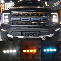 Feux 2pcs LED feux de jour pour Ford F150 50 Raptor 2022 2023 clignotant dynamique étanche voiture LED lampe DRL
