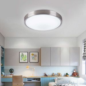 Lichten AC220V 18W Ultra-dunne LED-plafondlicht Modern Noordse ronde Lamp Aluminium Home Livingroom Studie Oppervlak gemonteerd verlichting Fixture 0209