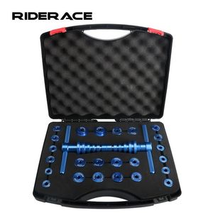 Extractor de rodamientos de bicicleta con luces, herramienta de instalación para ruedas/rodamientos de cubo, juego de prensa, eje Bb, marco de cola suave, juego de herramientas de prensa