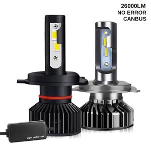 Lights CSP 26000 / 16000LM CANBUS H4 H7 H11 LAMP Auto Koplamp H1 H8 H9 9005 9006 HB4 Turbo LED-lampen 12V 6000K