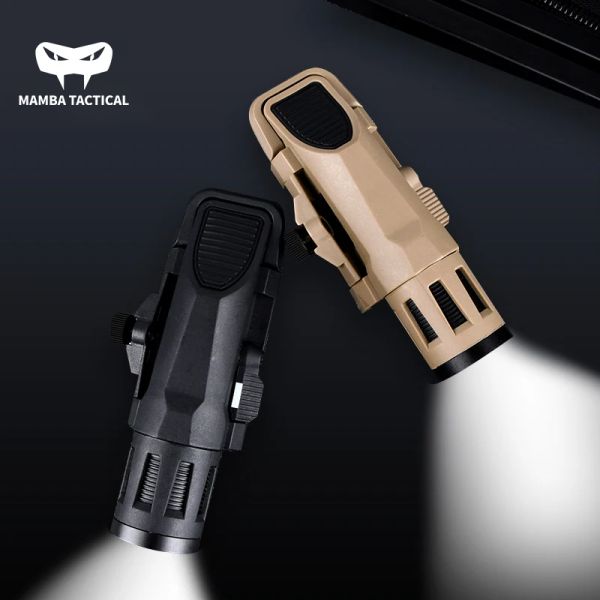 Lumières améliorées tactiques APL WMLG2 Scout Light Tactical Tactical Arme Light Rifle Lampe de poche pour 20 mm Picatinny Mount Fit AR15 AK47 GLOCK