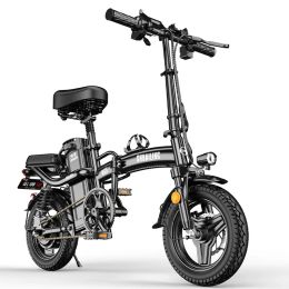 Luces plegables bicicleta elettrica absorción de choque e batería de litio de bicicleta ultraligera bicicletas eléctricas