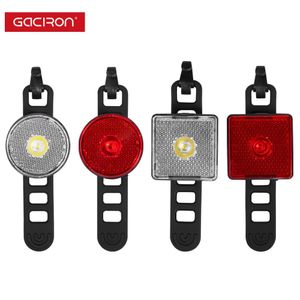 Gaciron 1080 Lumen Fietskoplamp Slim Waarschuwingsachterlicht Veiligheid Fietsen Oplaadbaar Mtb Racefiets Snel Door Led-lamp