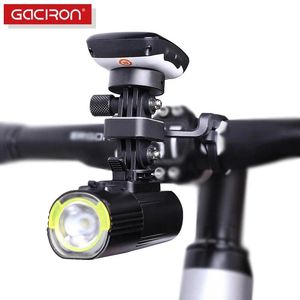 Lights Gaciron Multifunctionele Fietscamera Mount Houder Verstelbare MTB Racefiets Stuurbeugel Verlengd voor Computer/Telefoon/Licht