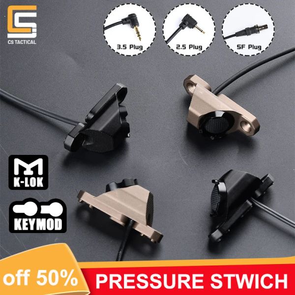 Interrupteur de pression tactique à bouton chaud lumineux pour AirSoft Peq Ngal Surefir M600 M300 SCOUT PLASSION SHELLAGNE MLOK KEYMOD RAIL ACCESSOIRES