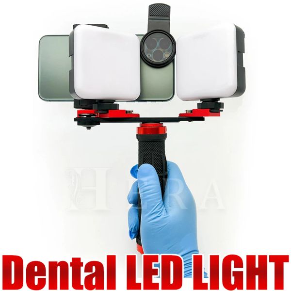 Lights Intraoror Dental Photography Light LED ORAL Remplissage Lampe de remplissage pour traitement de dentiste Colorimétrique vidéo VIDEO