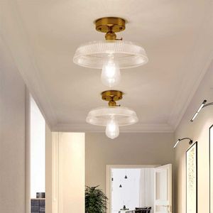 Lichten Japan Glazen lamp Eenmalige koplampje Licht helder glas gesneden armaturen ing wall plafond voor woonkamer licht 0209