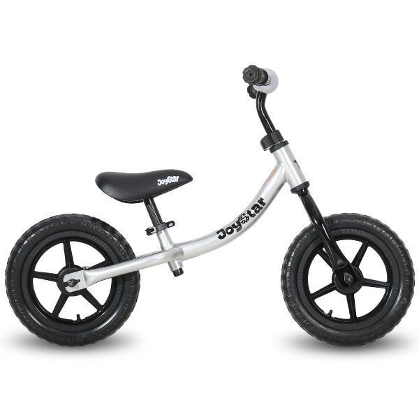 Lights Joystar Kids Balance Bike pour 1,55 ans Boys Girls Girls 12 pouces Bike de démarrage pour tout-petit, pneu à cadre en acier léger