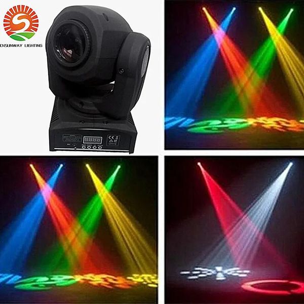 Luces LED SPOTS 30W Light DMX Stage Spot Moving 8 11 Canales DJ 8 Gobos Efecto Etapa luces Mini LED Cabezal de movimiento rápido