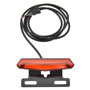 Lights LED Brake arrière Frêtre arrière Highbrightness Frein d'avertissement d'énergie d'énergie économisant une installation facile pour le vélo électrique 36V 48V