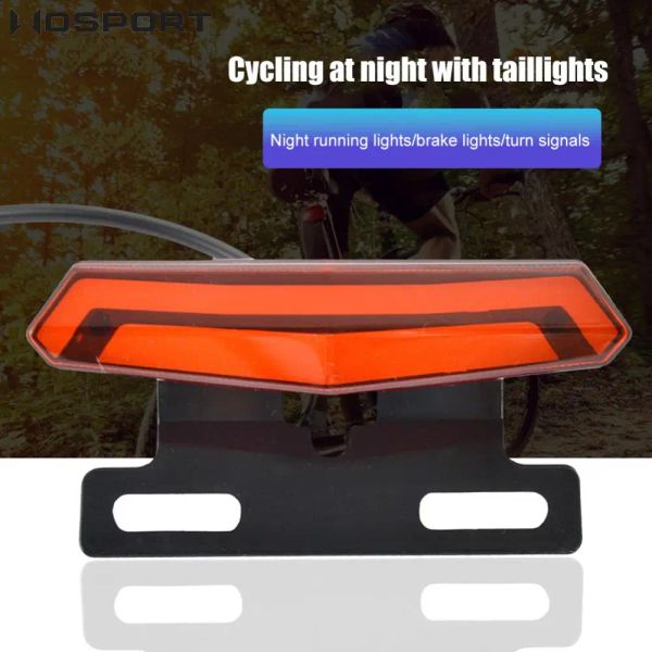 Lumières LED LED électrique Lights Highbrightness Ebike Turn Fonctionnel Light Économie d'énergie pour la lumière du vélo électrique 36V 48V