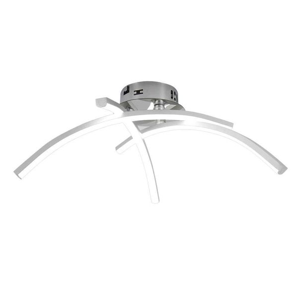 Lumières lumière LED éclairage intérieur 18W 3 lumières lampes à Arc ondulé créatif 85-265V chambre à coucher salle à manger lustre de plafond 0209