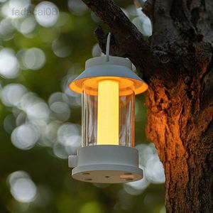 Verlichting LED Buiten Kampeerverlichting Draagbaar Traploos dimmen Nachtlamp Oplaadbaar Dagelijks Waterbestendig voor Vissen Tuin Veranda Slaapkamer HKD230704