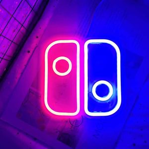 Lights LED Sign Wall Art Decoratieve Lamp Kid's Tiener Verjaardagscadeau Neon Gaming Kamer Slaapkamer Nachtlampje HKD230704