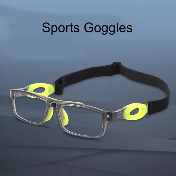 Lumières Lightweight Sports Goggle pour le football de basket Soceer Fitness Antidrop Femmes confortables hommes coulant des lunettes à vélo